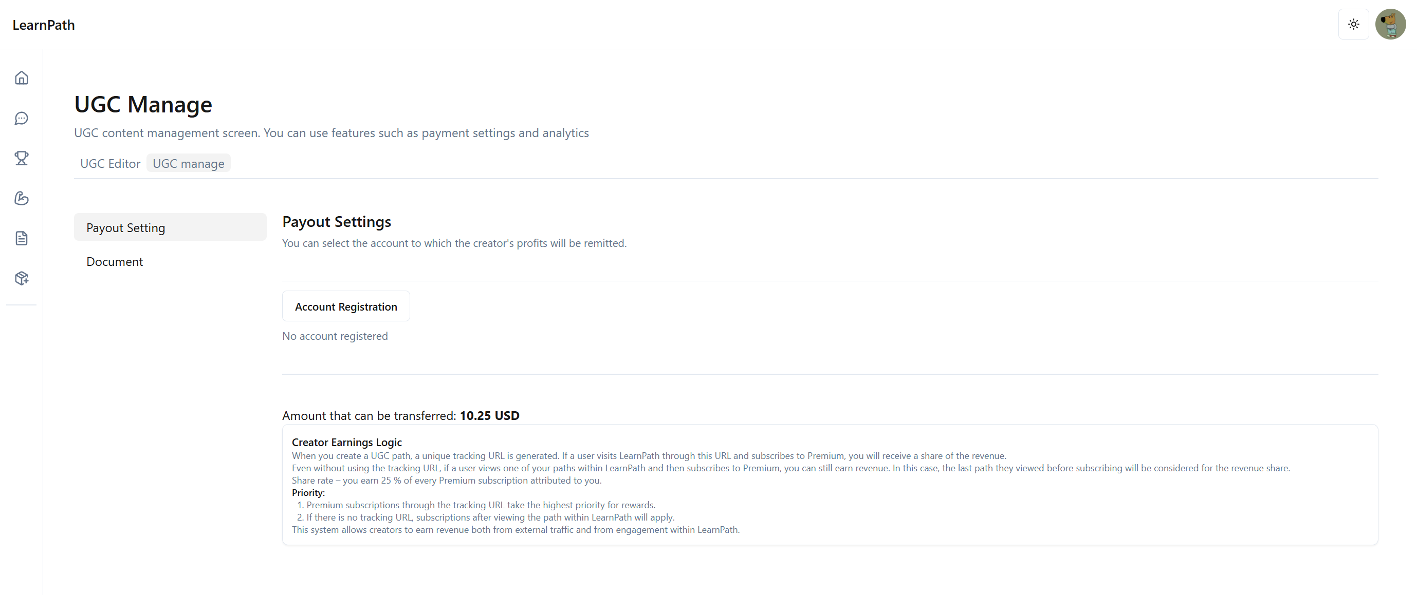 Revenue summary